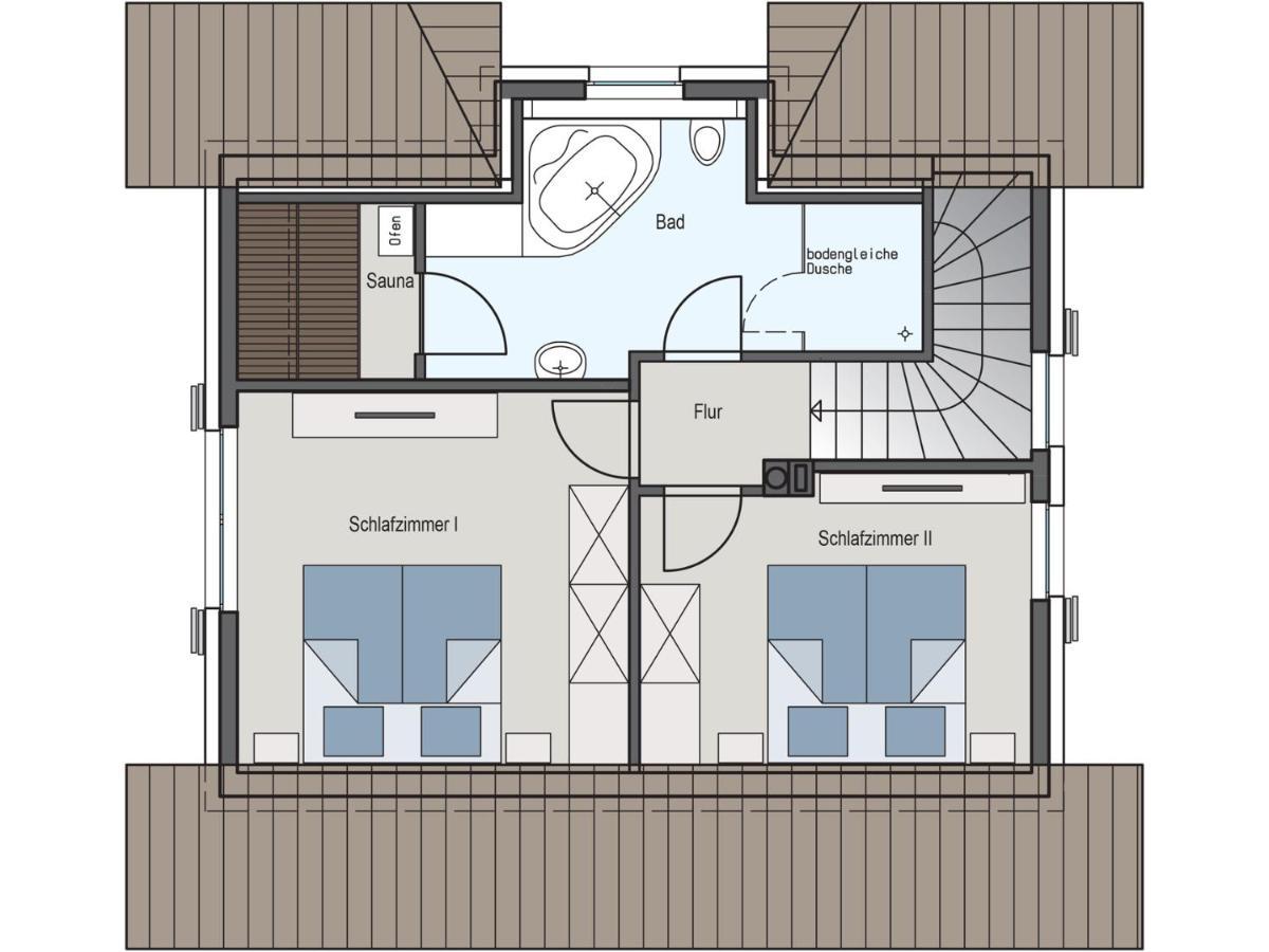 Ferienhaus Seeschwalbe 44 Fuhlendorf  エクステリア 写真