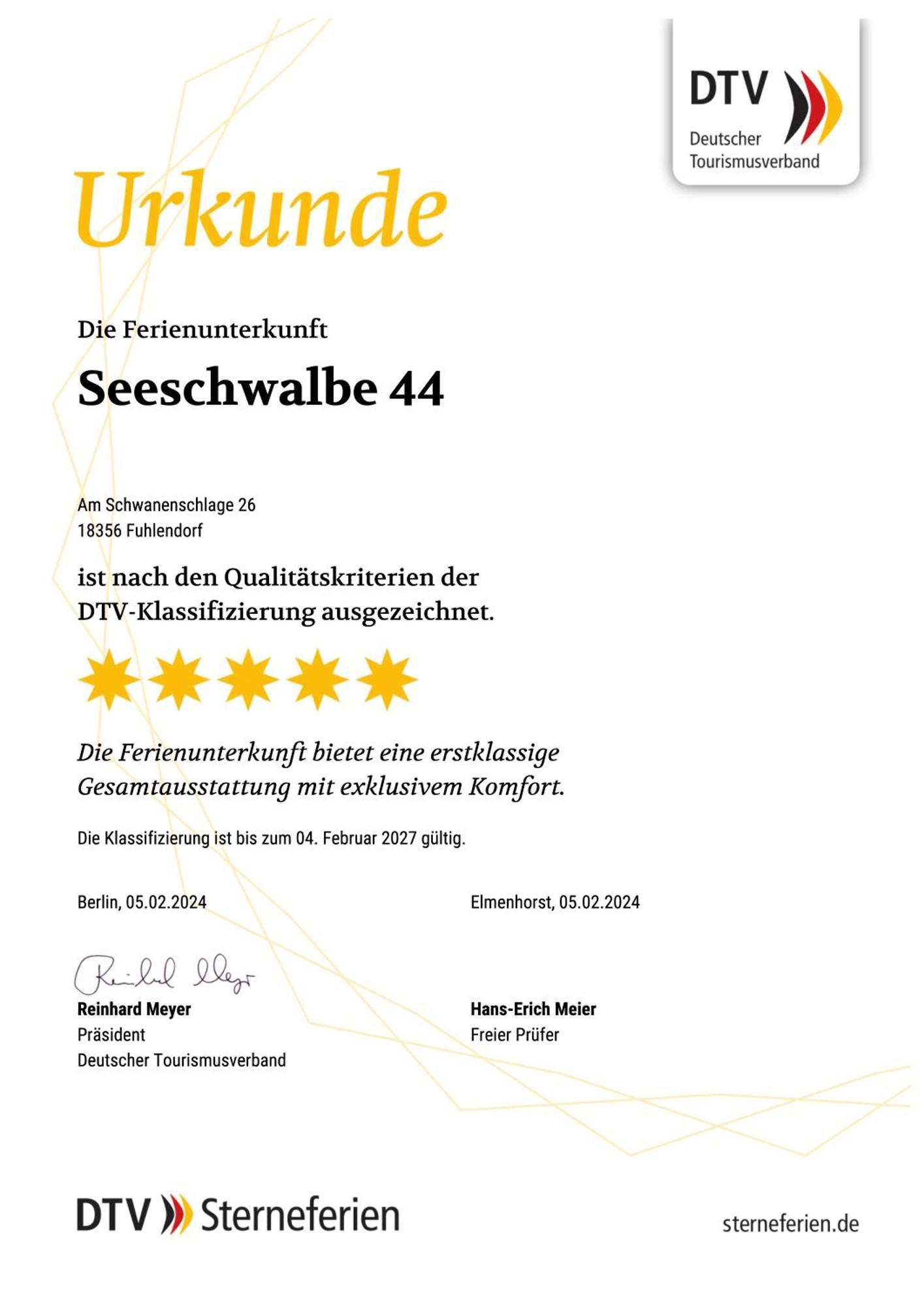 Ferienhaus Seeschwalbe 44 Fuhlendorf  エクステリア 写真